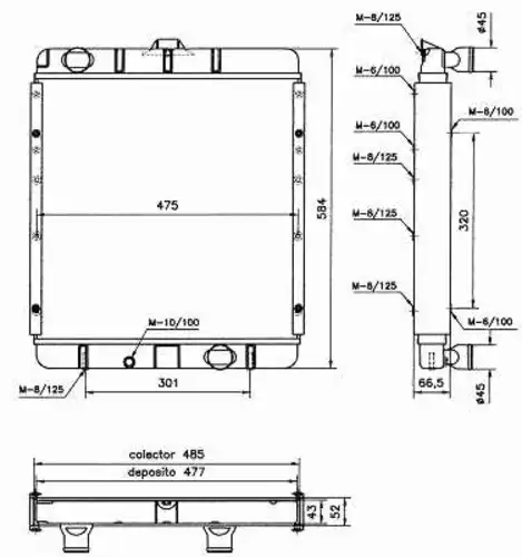 Радиатор кондиционера (конденсатор) NRF 52137