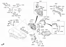 Турбокомпрессор 282312B770 HYUNDAI