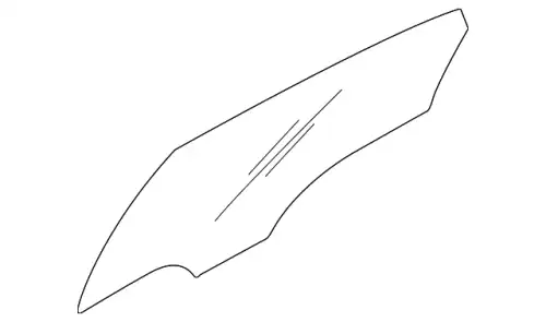 стекло двери 83420L1010 HYUNDAI