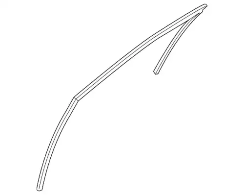 уплотнитель стекла двери 82540G9001 HYUNDAI
