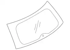 СТЕКЛО БАГАЖНОЙ ДВЕРИ 5805A758 MITSUBISHI