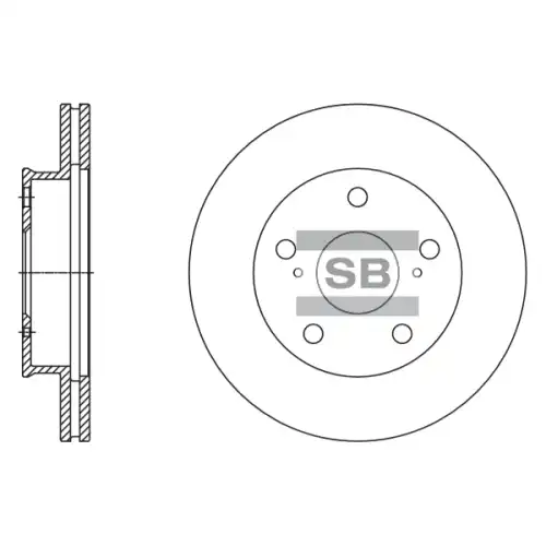 Тормозной диск HI-Q SD4610