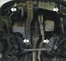 01302 Защита картера MOTODOR