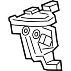 BRACKET ASM-RR BPR FASCIA 84434754 GM