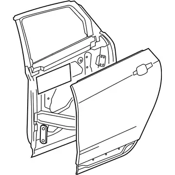 DOOR ASM-RR SI 84542297 GM