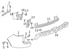 FASCIA ASM-RR BPR UPR 84384199 GM