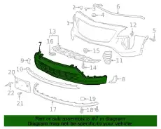 FASCIA-FRT BPR LWR 84452407 GM