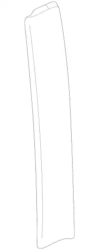 GARNISH ASSY., R. FR 72430THRA01 HONDA