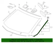 GARNISH ASSY., R. FR 73152THRA01 HONDA