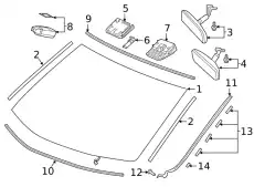 GARNISH ASSY., R. FR 73152THRA01 HONDA