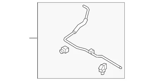 HOSE,WATER SUB TANK PAF115380 MAZDA