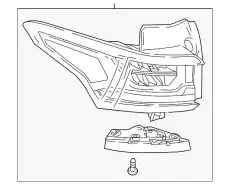 LAMP-RR BODY STRU STOP T 84618032 GM