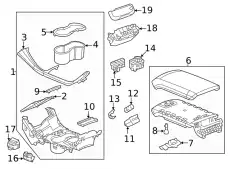 RECEPTACLE ASM-MULTI MEDI 13529869 GM