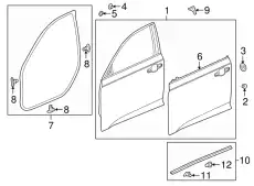 Ручка двери HONDA 72310TVAA01