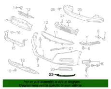 БАМПЕРА ВСТАВКА 71109TVAA10 HONDA