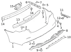 БАМПЕРА НАКЛАДКА 850B29DJ0E NISSAN