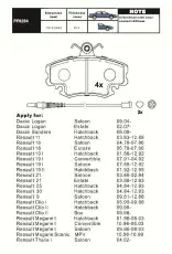 Тормозные колодки дисковые AIKO PF0284