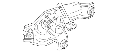 МОТОР СТЕКЛООЧИСТИТЕЛЯ BCKN67450 MAZDA