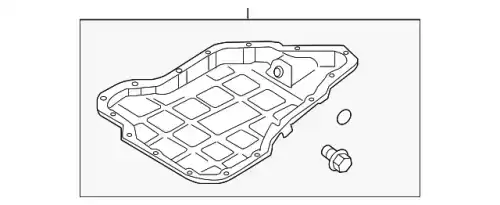 Поддон картера двигателя MOBIS 215103LFB0
