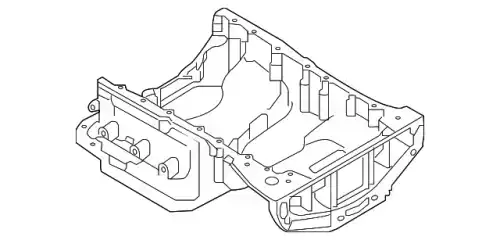 Поддон картера двигателя MOBIS 215203LFA0