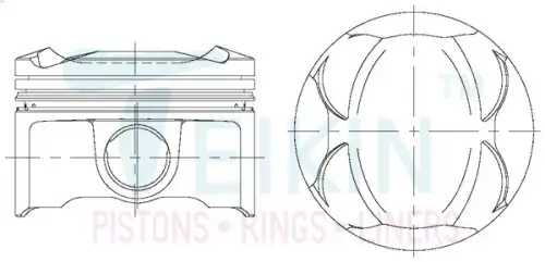 Поршень TEIKIN 1шт 46394050