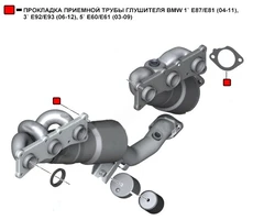 Прокладка глушителя WENDERW WEPR0386