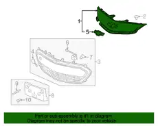 Решетка радиатора GM 42576622