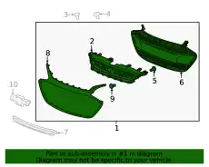 Решетка радиатора GM 42687998