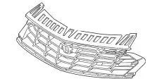 Решетка радиатора GM 84112274