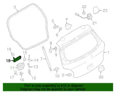 Ручка двери MITSUBISHI 5810A065WC