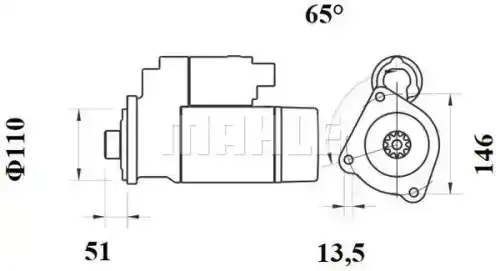 Стартер KNECHT MS760