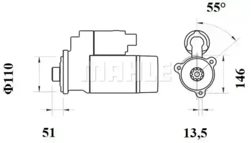 Стартер KNECHT MS759