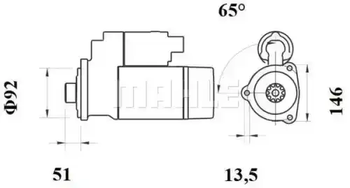 Стартер KNECHT MS758