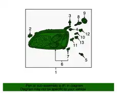Фара MITSUBISHI 8301C399