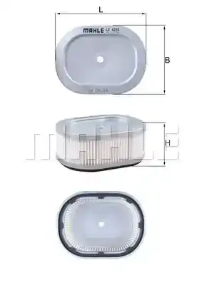 Фильтр воздушный KNECHT LX4255
