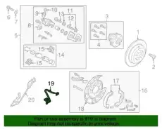 ШЛАНГ ТОРМОЗНОЙ РЕЗИНОВЫЙ 58738A9000 MOBIS