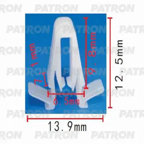 Клипса пластмассовая P370381 PATRON