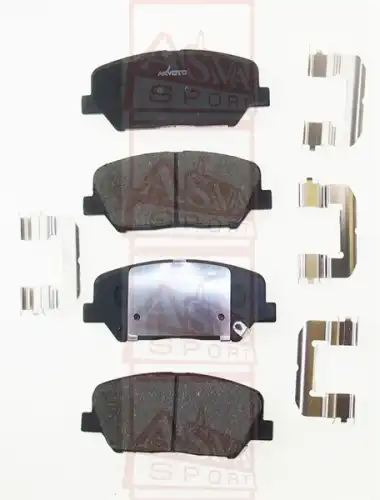 Тормозные колодки дисковые ASVA AKD12119