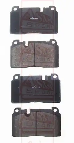 Тормозные колодки дисковые ASVA AKD23205