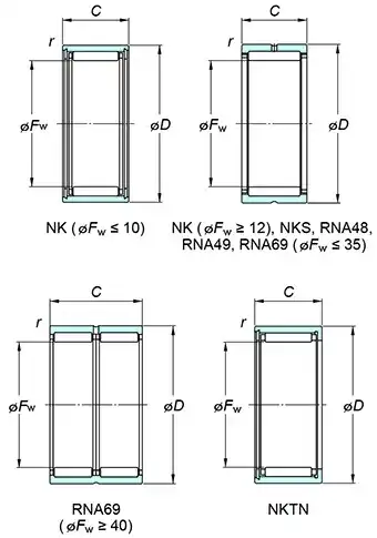 Подшипник NK4530 KOYO