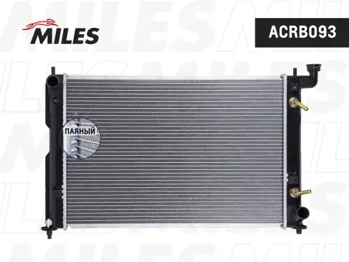 Радиатор системы охлаждения двигателя MILES ACRB093