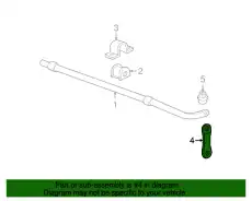 Тяга стабилизатора FORD MEF139