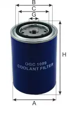 Фильтр системы охлаждения GOODWILL OGC 1099 Cummins