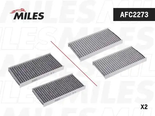 Салонный фильтр MILES AFC2273