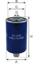 Топливный фильтр GOODWILL FG 1032 Cummins