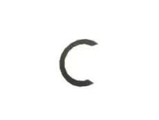 RING,FRT WHL DRV SHF RET 08631136 PONTIAC