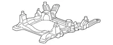 FRAME,DRIVETRAIN & FRT SUSP 25807367 CADILLAC