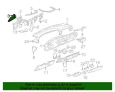 BRACE,I/P REINF 89039805 GMC