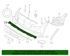 51118075509 Кронштейн бампера BMW