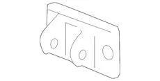 BRACKET,RR TOW HOOK 15826713 HUMMER